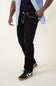 True Luck Wolf Bootcut Jeans for Men in Black