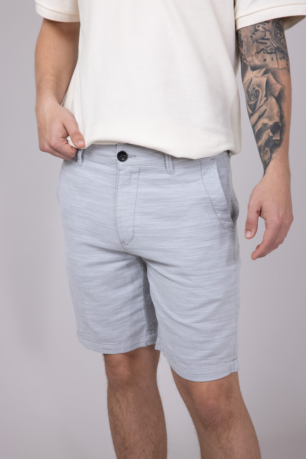 Union Anchor Chino 9” Shorts for Men in Griffin