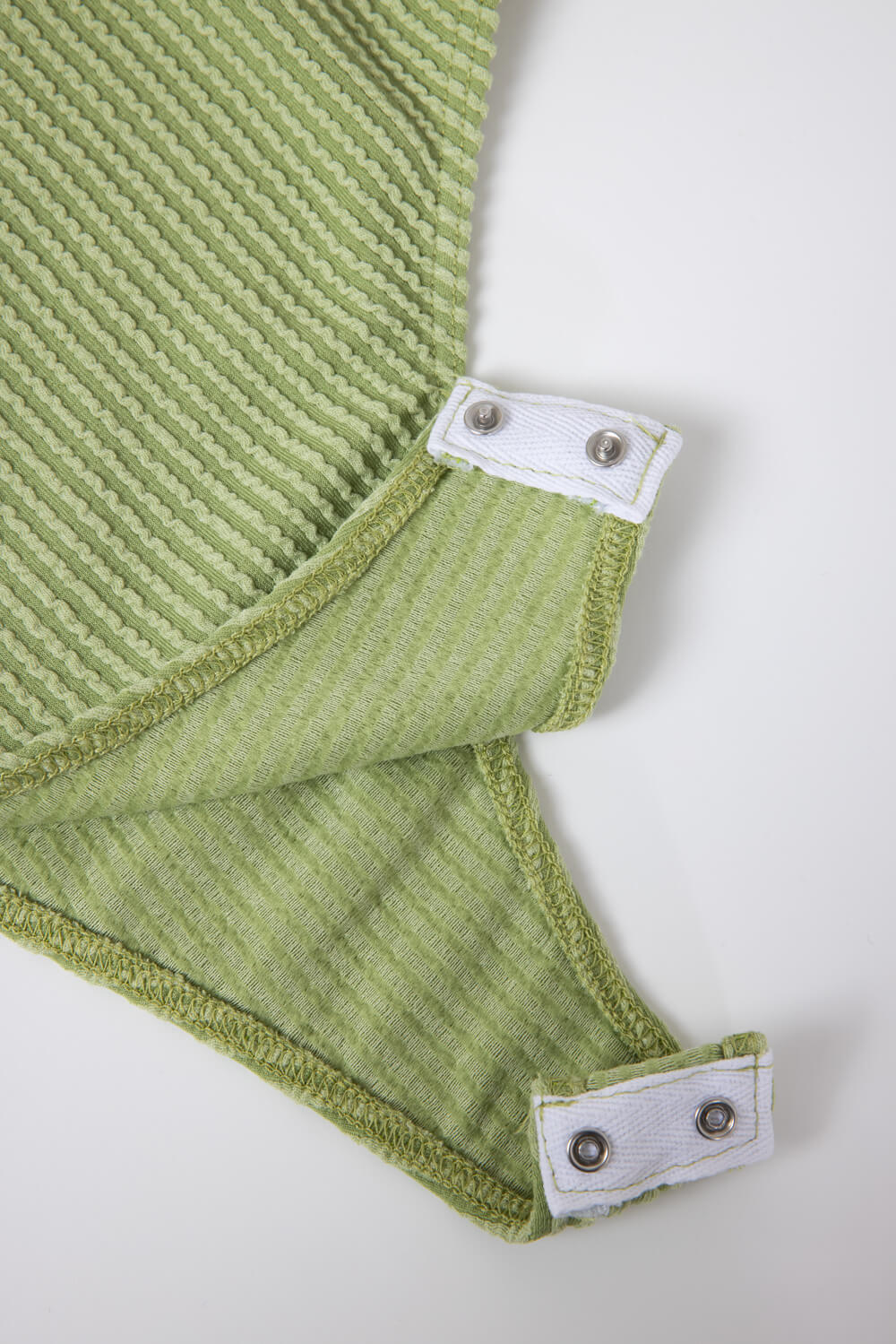 Urban Ribbed Knit Bodysuit for Women in Sage