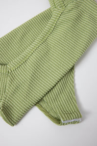 Urban Ribbed Knit Bodysuit for Women in Sage