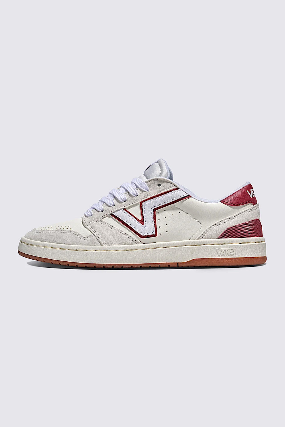 Vans Lowland 2.0 Sneakers in Red & White
