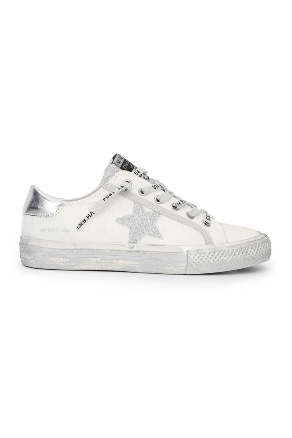 Vintage Havana Alive Star Sneakers for Women in White/Silver