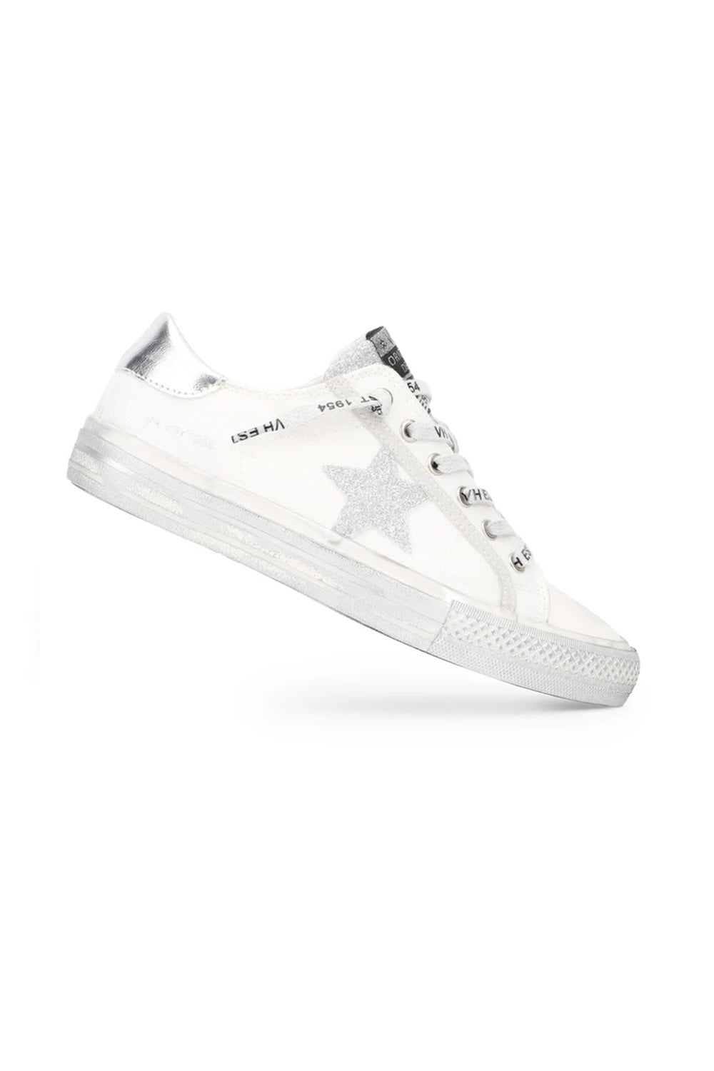 Vintage Havana Alive Star Sneakers for Women in White/Silver