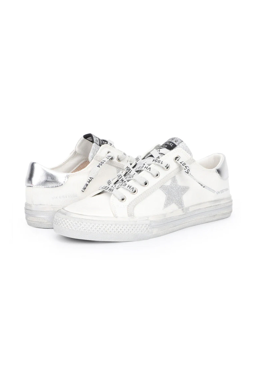 Vintage Havana Alive Star Sneakers for Women in White/Silver