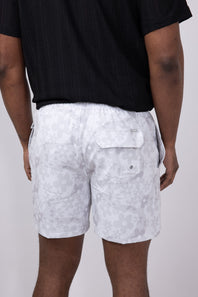 Vintage Summer Seer Sucker Stretch Volley 6.5” Shorts for Men in Tan