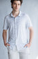 WearFirst Knit Dry Shirt for Men in Blue Fog Kimono