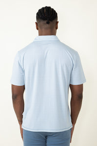 WearFirst Wanderer Diamond Polo Shirt for Men in Blue 