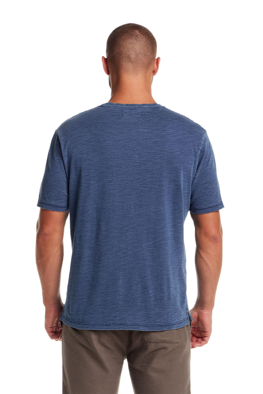 Weatherproof Vintage Crew T-Shirt for Men in Indigo