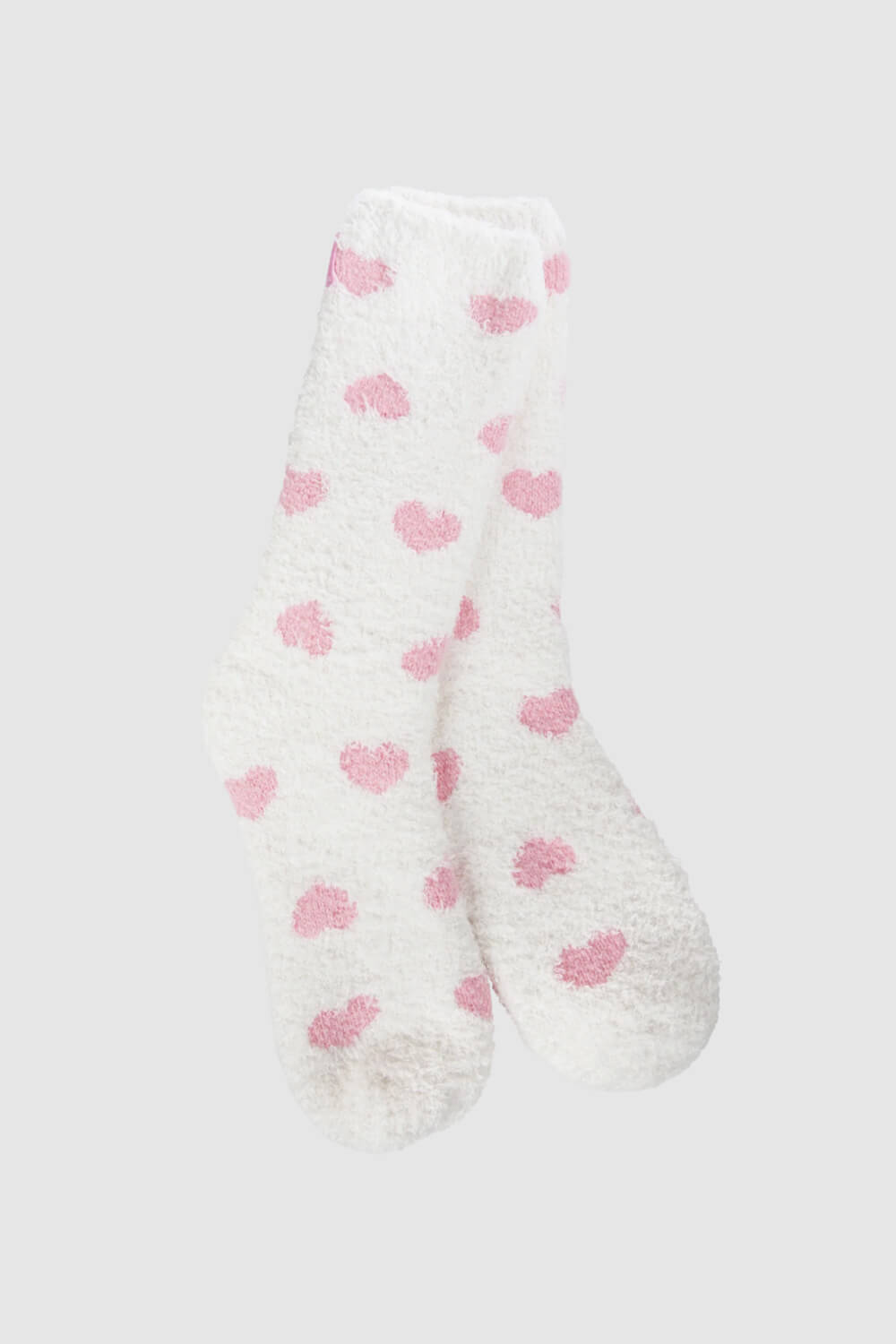 World's Softest Spring Crew Socks for Women in White