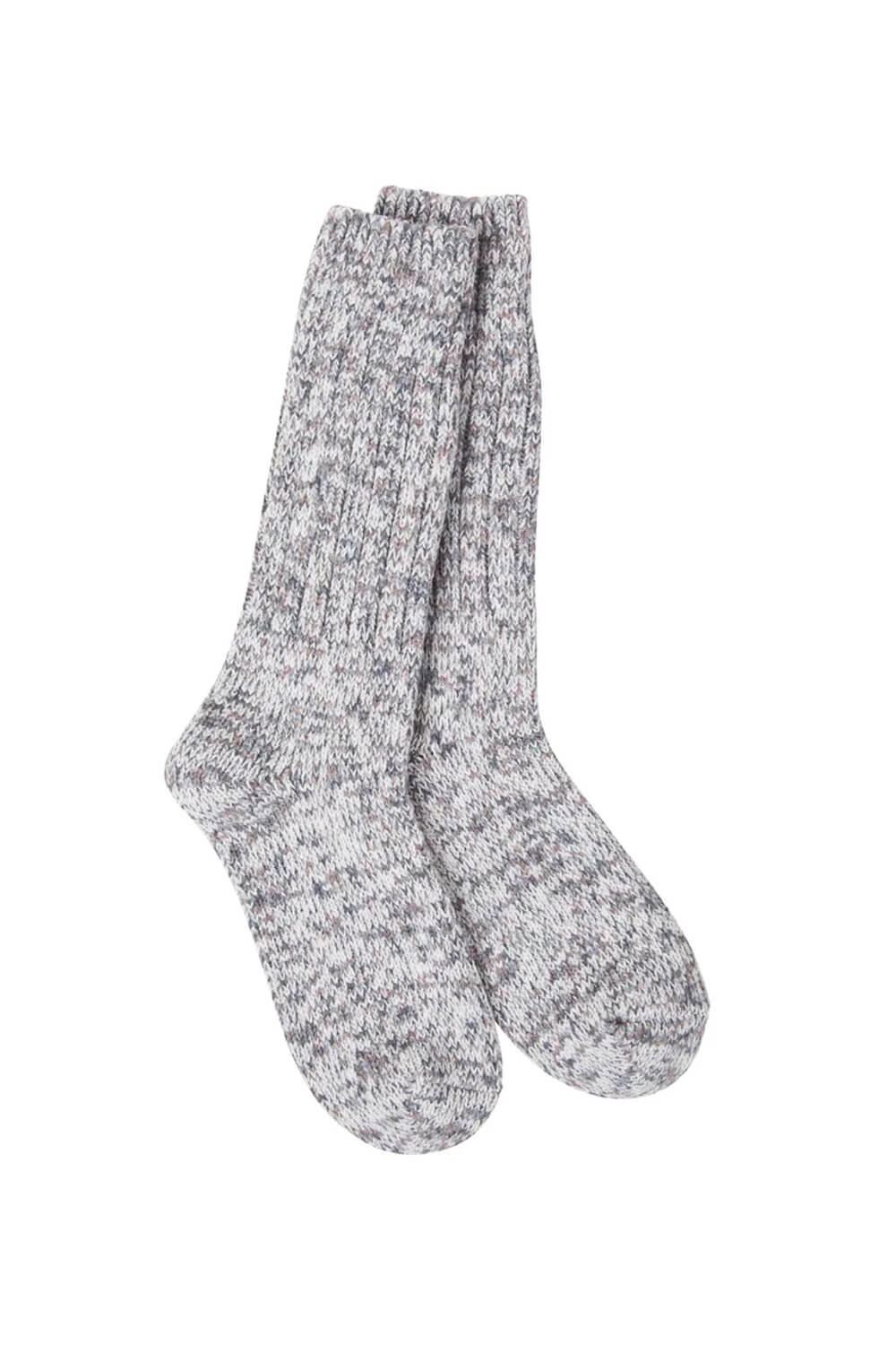 World's Softest Weekend Ragg Crew Socks for Women in Rocky