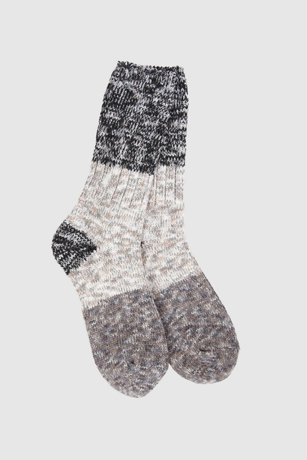 World's Softest Weekend Ragg Crew Socks for Women in Stone