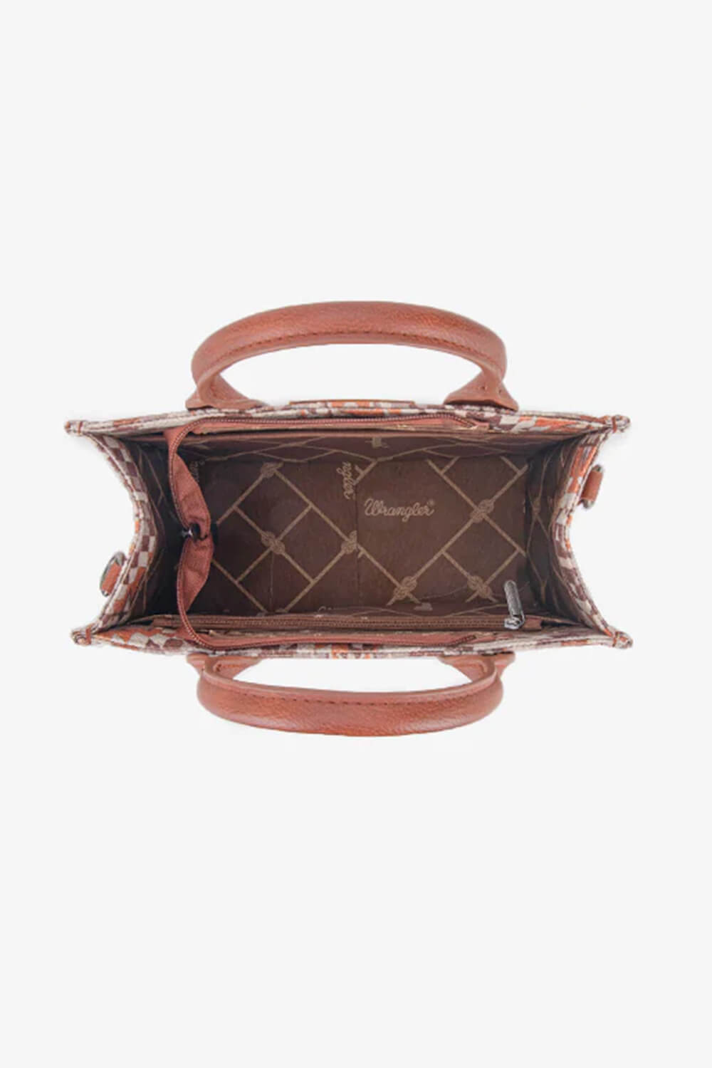 Wrangler Aztec Shoulder Bag for Women in Coffee/Blue