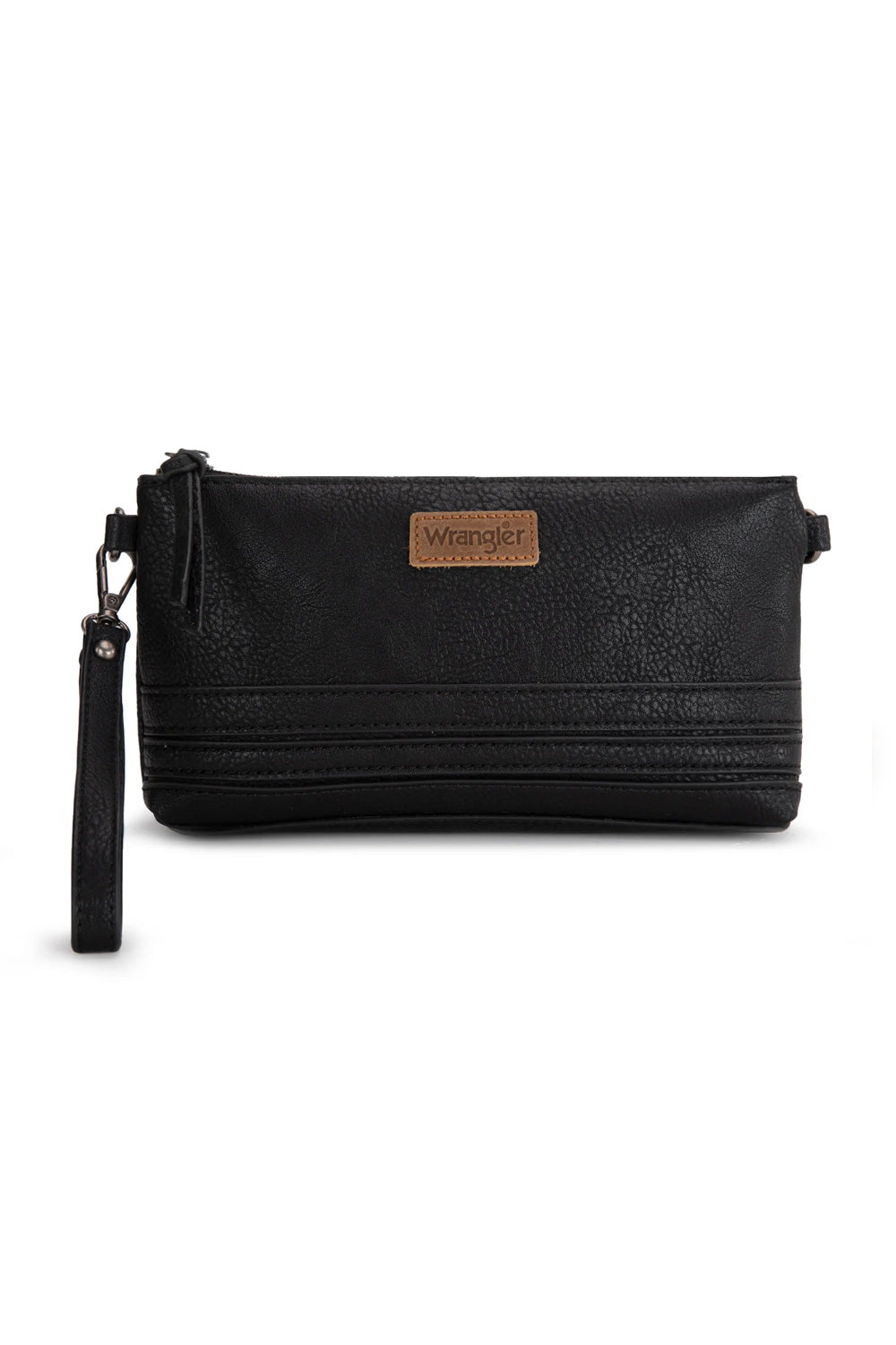 Wrangler Leather Mini Crossbody Purse for Women in Black