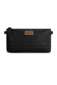 Wrangler Leather Mini Crossbody Purse for Women in Black