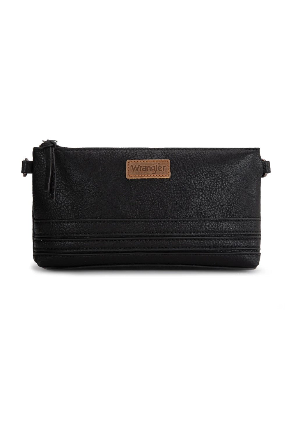 Wrangler Leather Mini Crossbody Purse for Women in Black