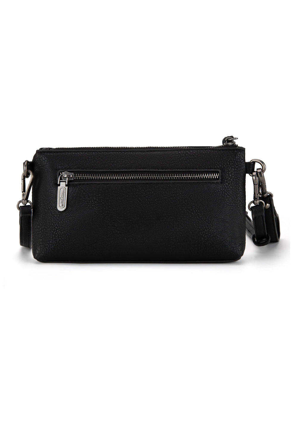 Wrangler Leather Mini Crossbody Purse for Women in Black