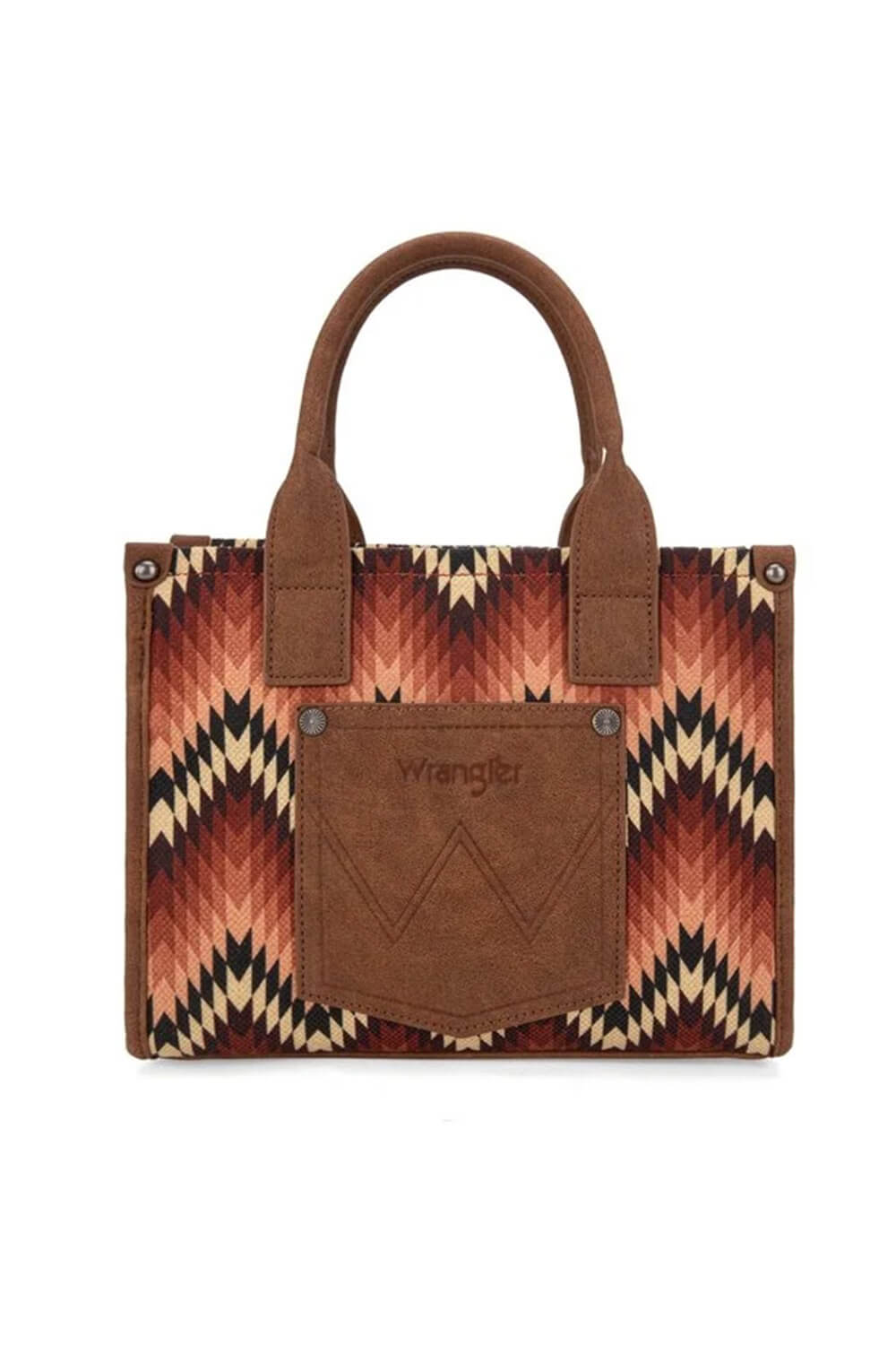 Wrangler Southwestern Small Tote for Women in Brown 