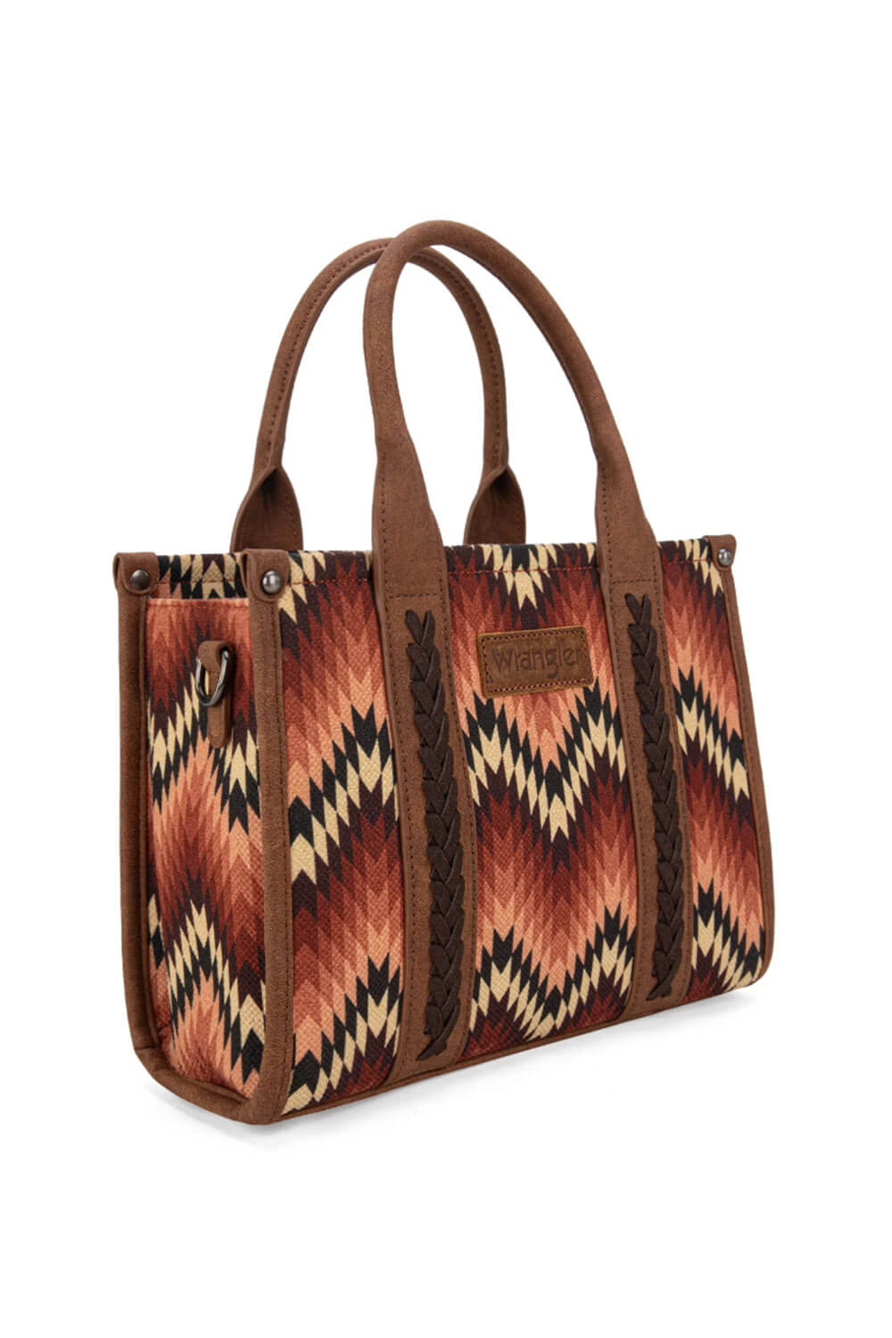 Wrangler Southwestern Small Tote for Women in Brown 