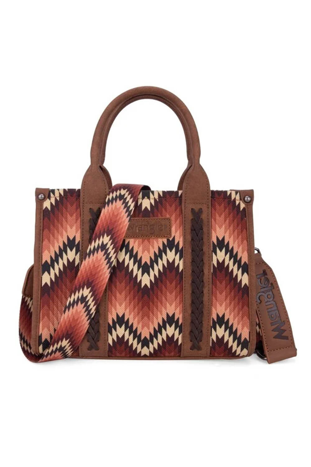 Wrangler Southwestern Small Tote for Women in Brown 